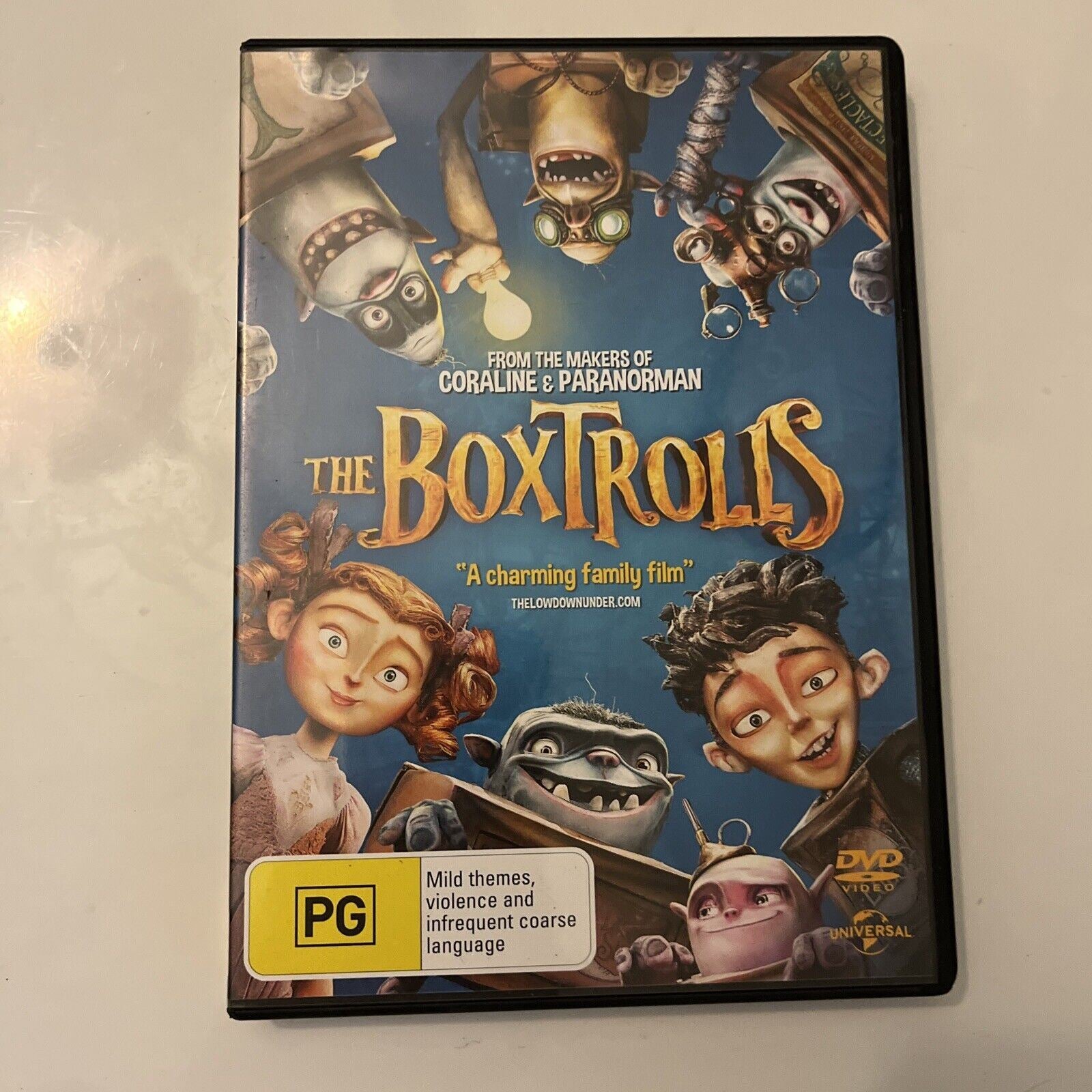 The Boxtrolls DVD 2014 Region 4 2 Retro Unit