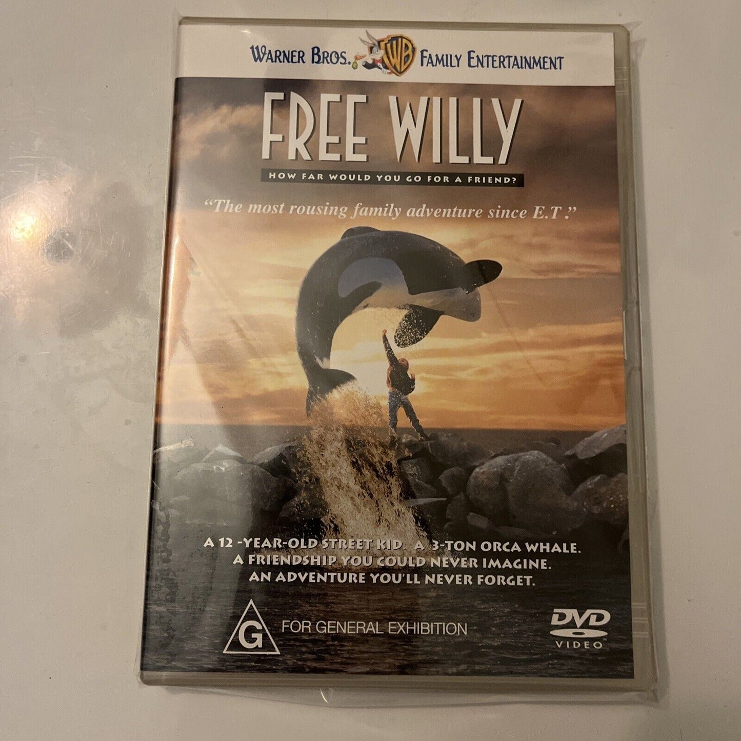 Free Willy  (DVD, 1993) Jason James Richter NEW Region 4