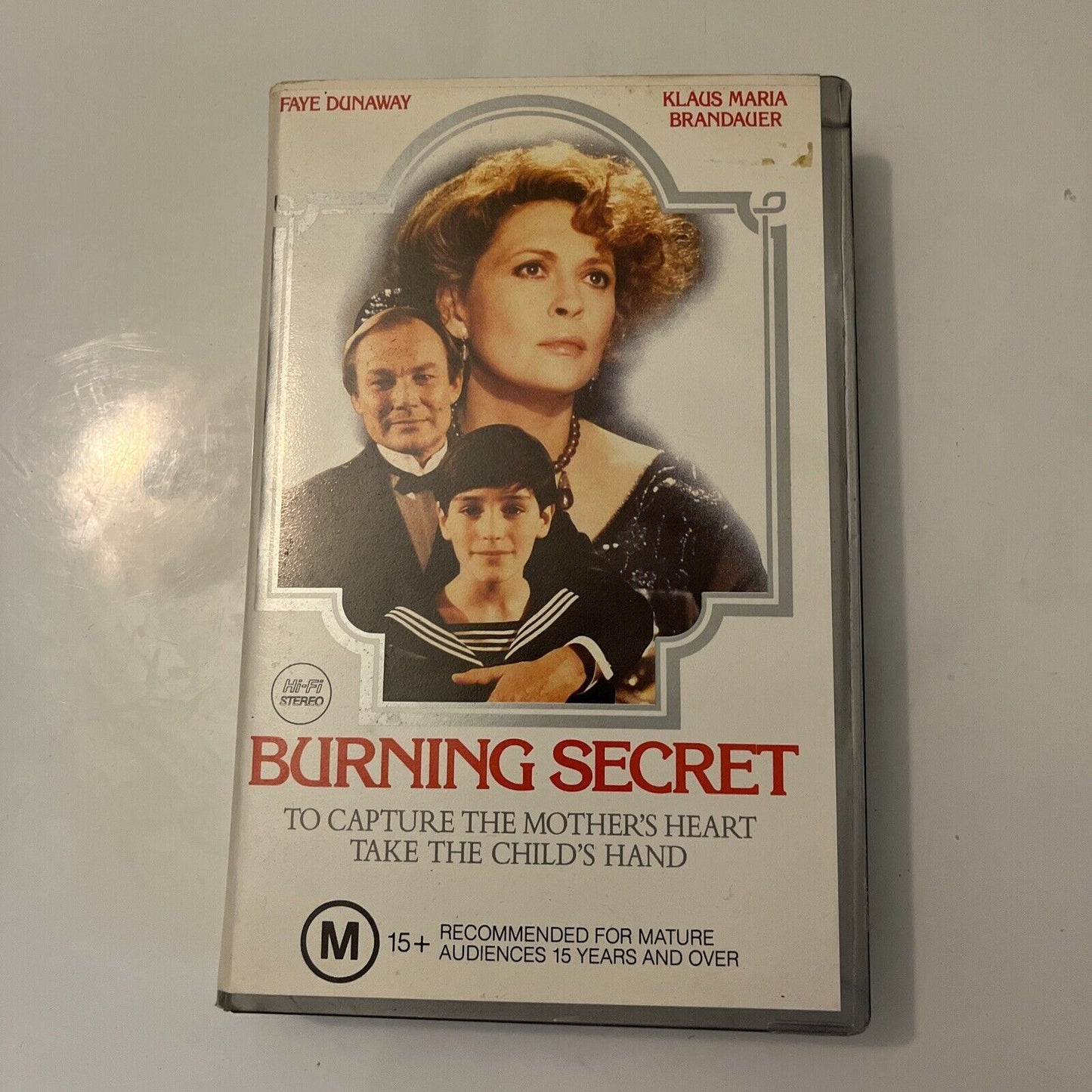 Burning Secret (VHS, 1989) Faye Dunaway, Klaus Maria Brandauer PAL