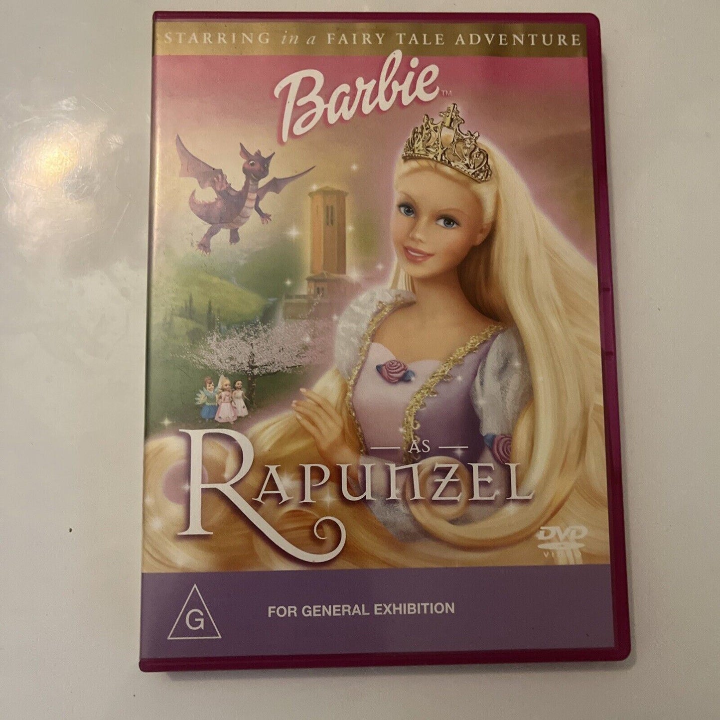 Barbie In Rapunzel (DVD, 2001) Region 4&2