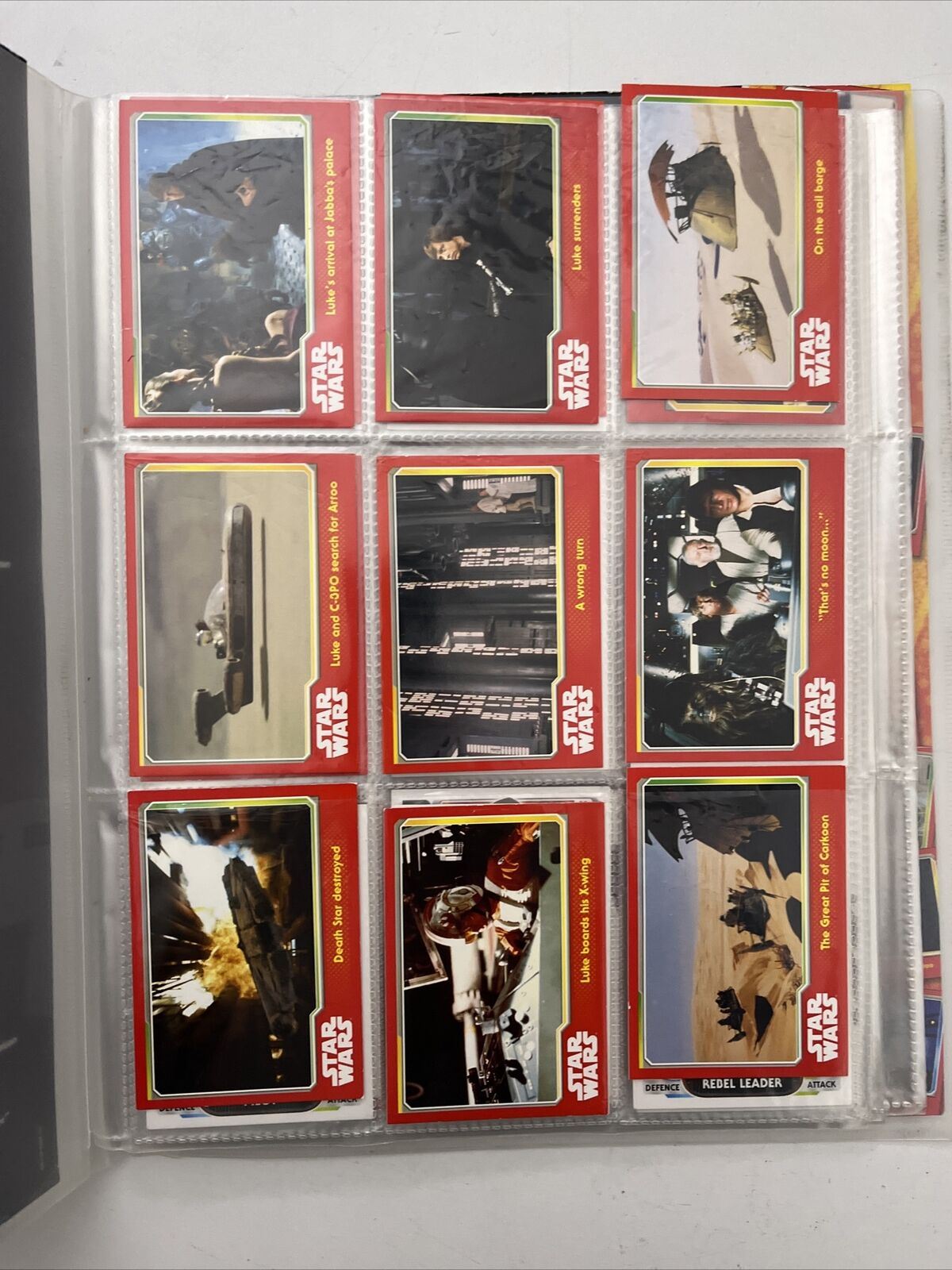 STAR WARS Journey to Force Awakens Attax Album Binder + 40 Cards