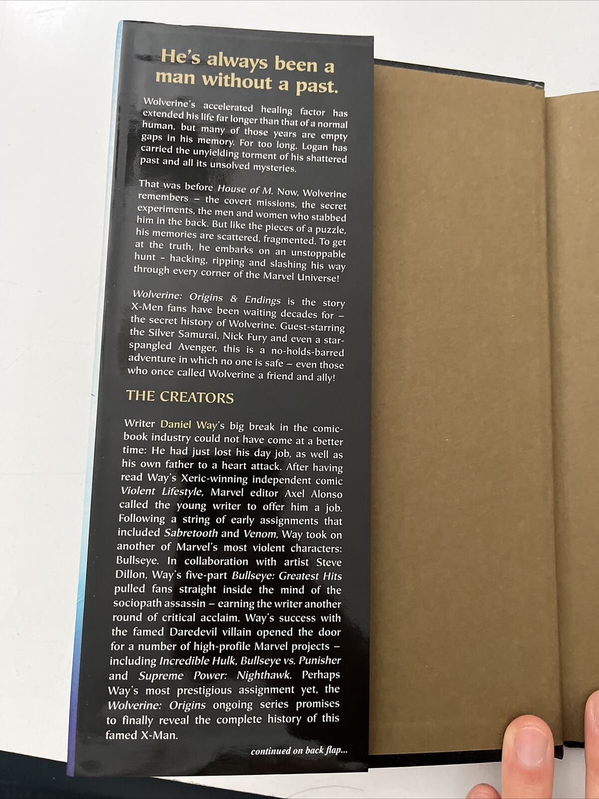 Wolverine: Origins & Endings (Marvel Comics, Graphic Novel, Hardcover, 2006)