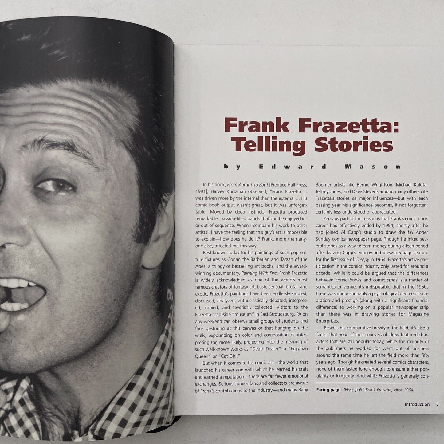 Telling Stories: The Classic Comic Art of Frank Frazetta by Frank Frazetta HC