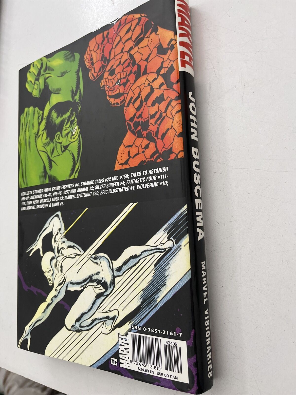 Marvel Visionaries: John Buscema Marvel Comics Hardcover, 2007 – Retro Unit