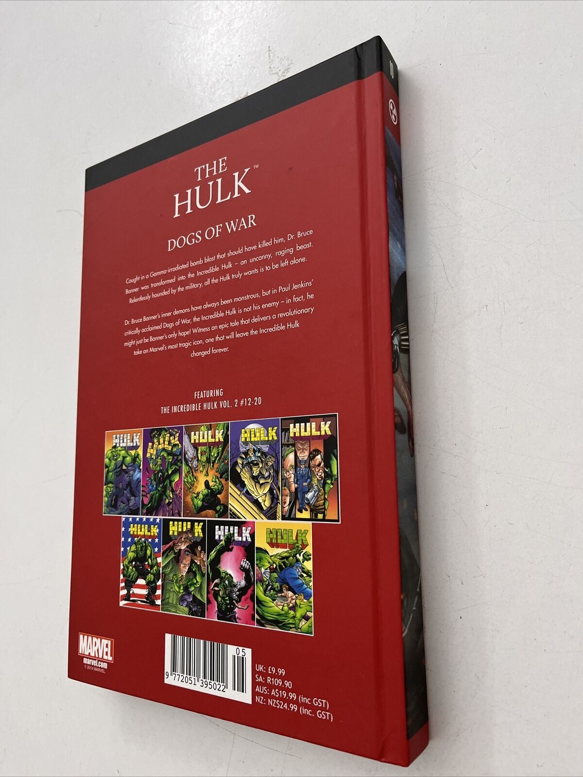 Marvel's Mightiest Heroes: The Hulk Comic Hardcover Book No 10.
