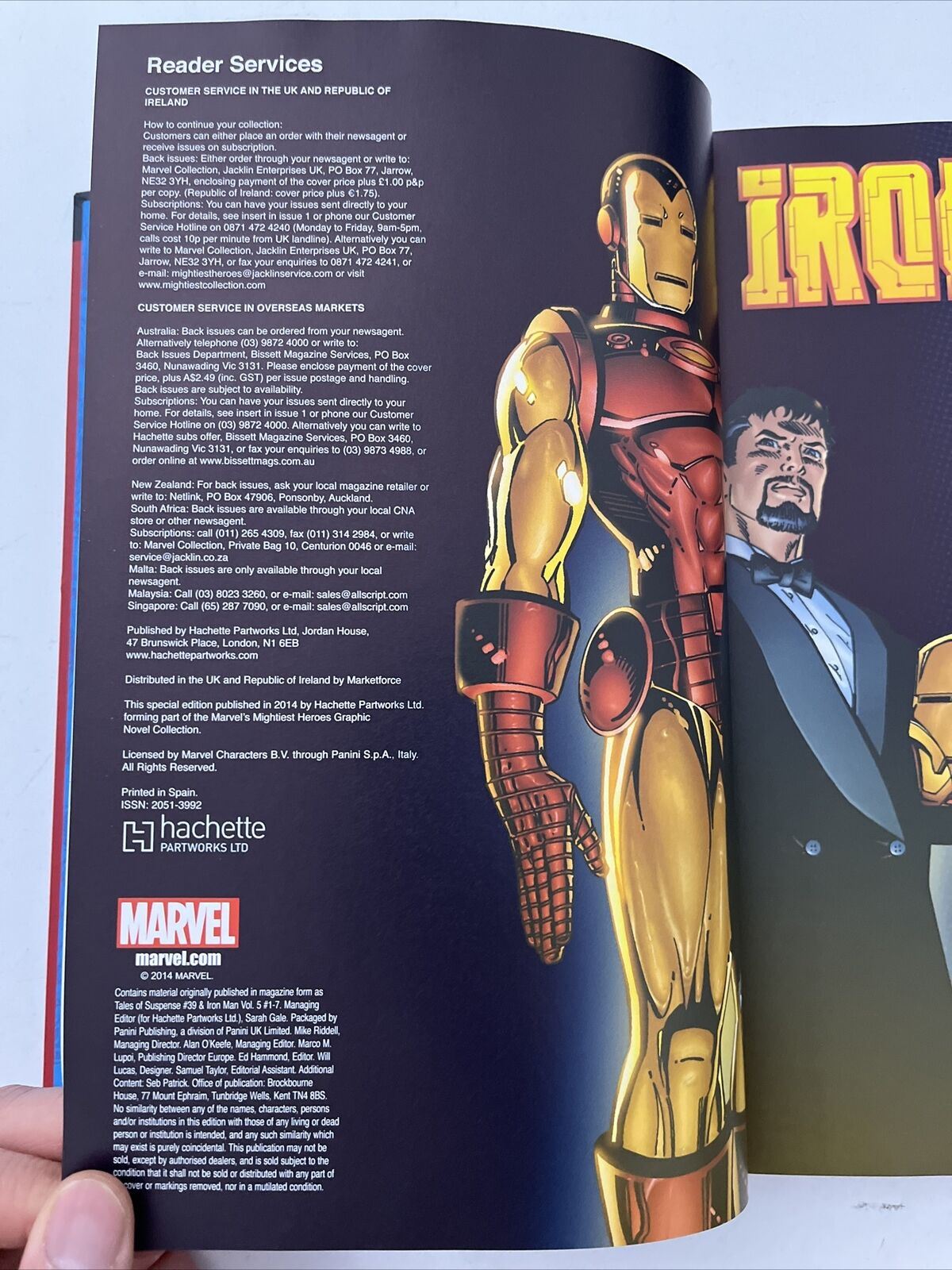 Marvel's Mightiest Heroes: Iron Man Graphic Novel Hardcover Book No. 13