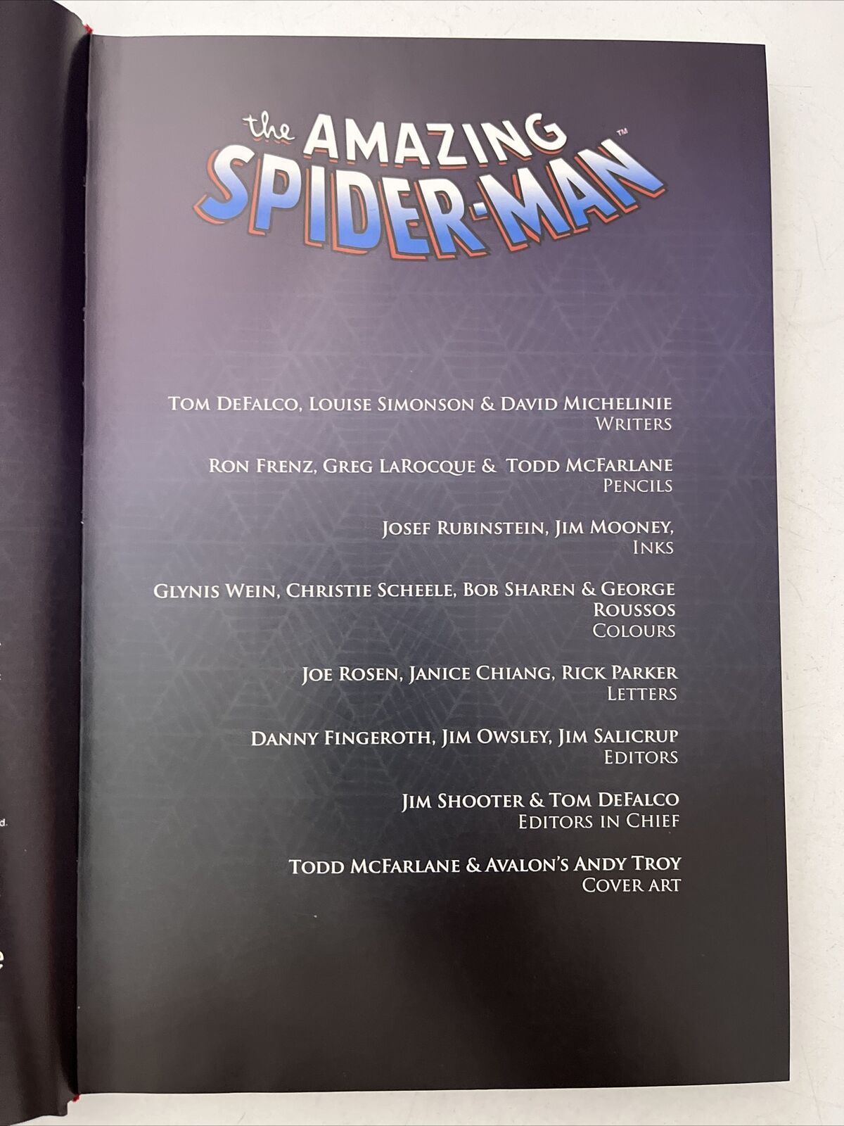 The Amazing Spider-Man Birth of Venom Marvel Ultimate Graphics Novels No9