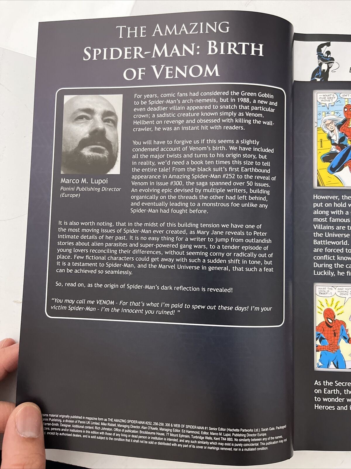 The Amazing Spider-Man Birth of Venom Marvel Ultimate Graphics Novels No9