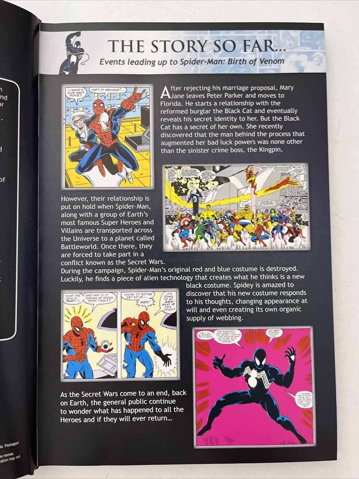 The Amazing Spider-Man Birth of Venom Marvel Ultimate Graphics Novels No9