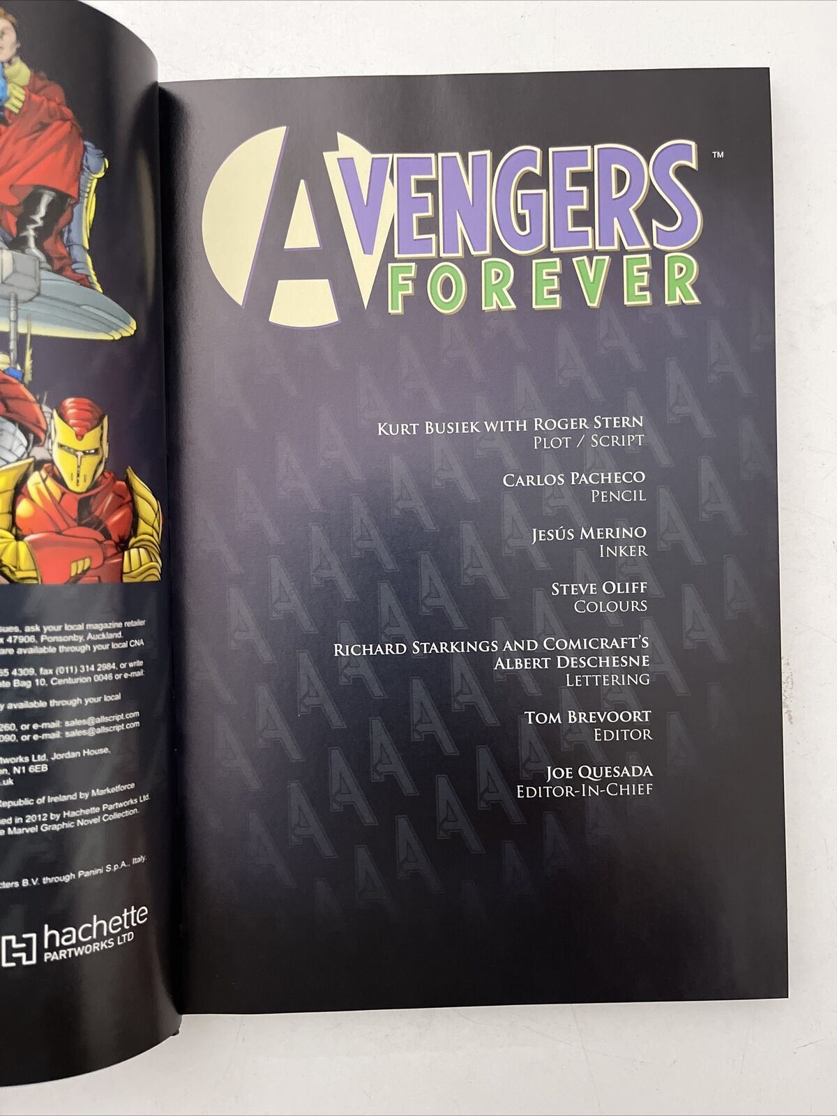 Marvel Ultimate Graphic Novel Collection Avengers Forever Part 1 Hardcover