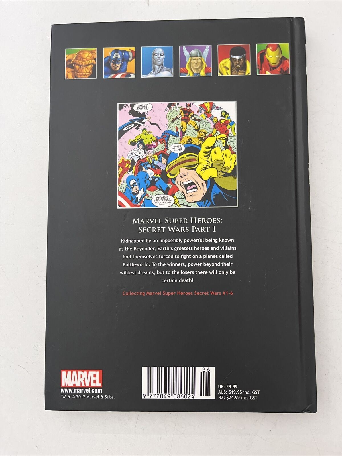 Marvel Super Heroes Secret Wars Part 1  Graphic Novel Hardcover