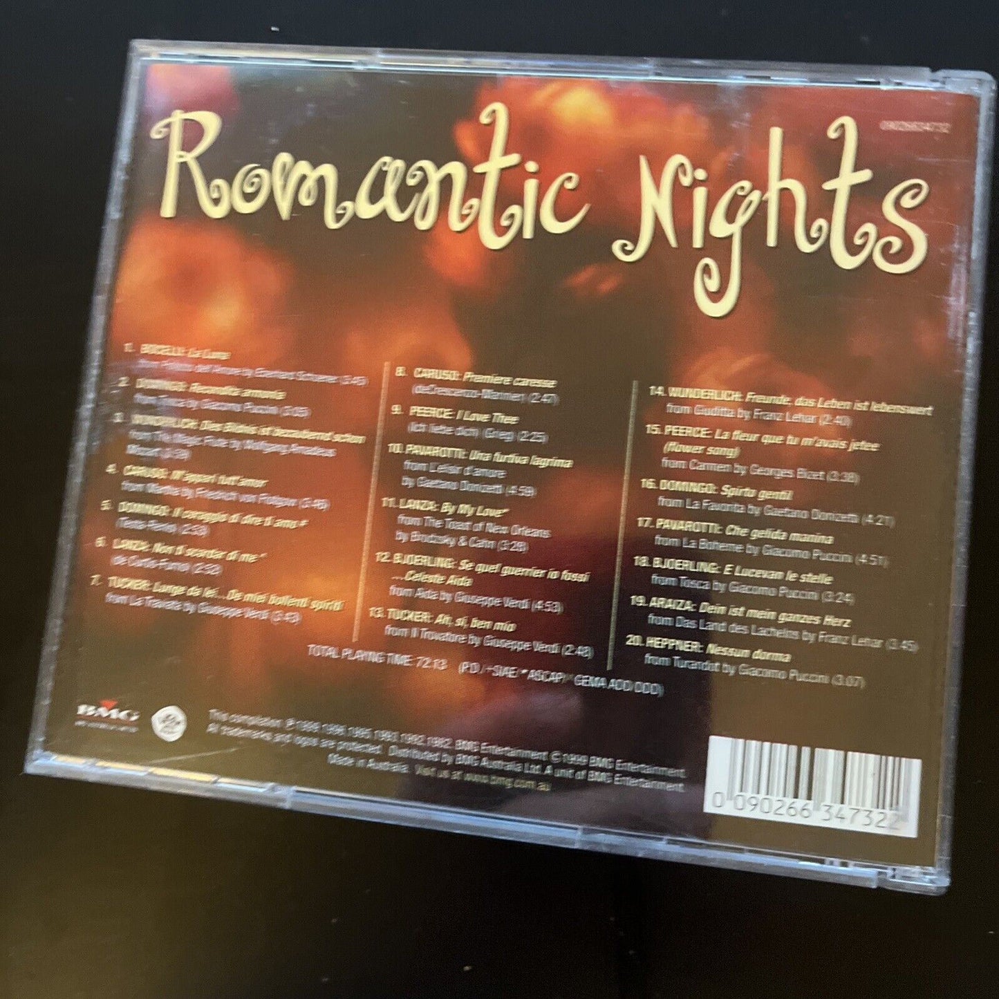 Romantic Nights by Various Artists (CD, 1999)