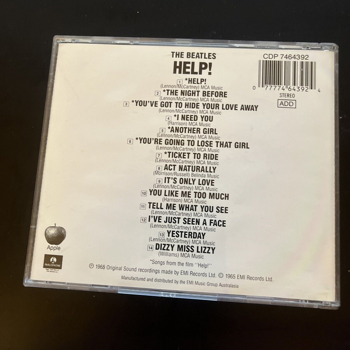 Help Cd The Beatles - Help! (CD, 1965) – Retro Unit