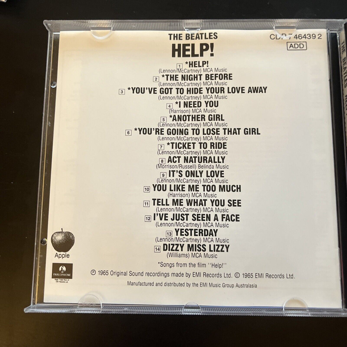 Help Cd The Beatles - Help! (CD, 1965) – Retro Unit