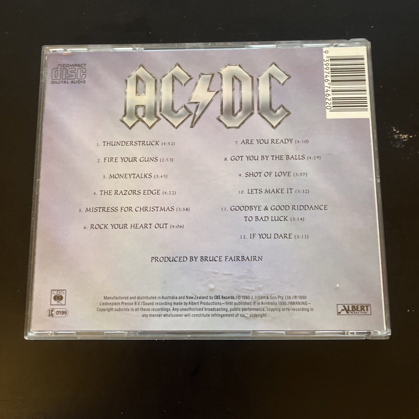 AC/DC - The Razors Edge (CD, 1990) – Retro Unit