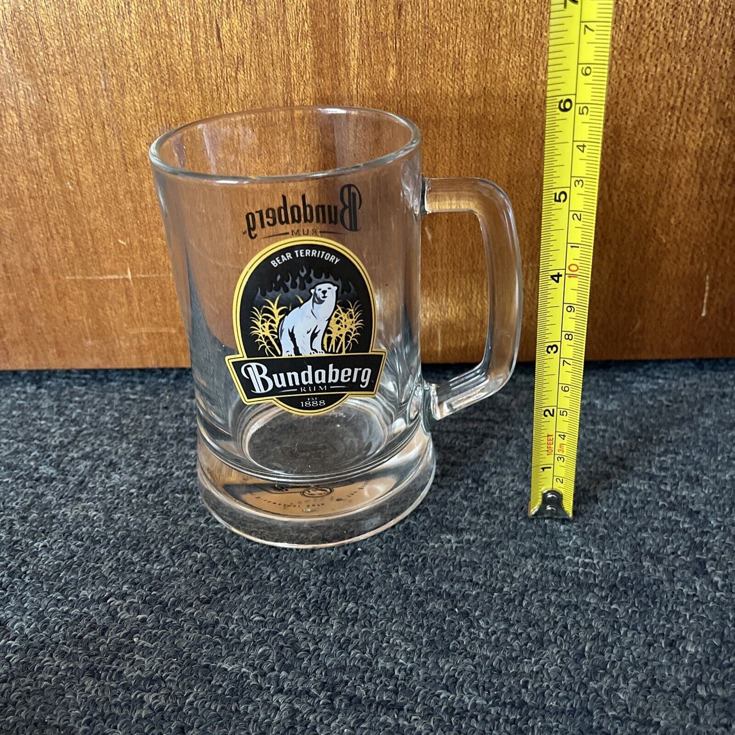 Bundaberg Rum Beer Stein Glass