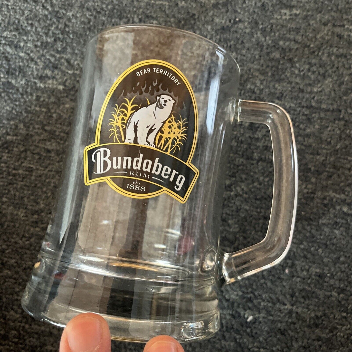 Bundaberg Rum Beer Stein Glass