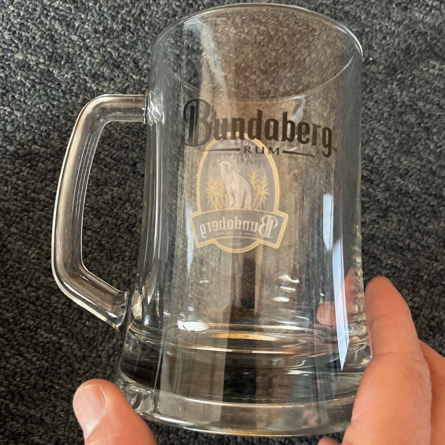 Bundaberg Rum Beer Stein Glass