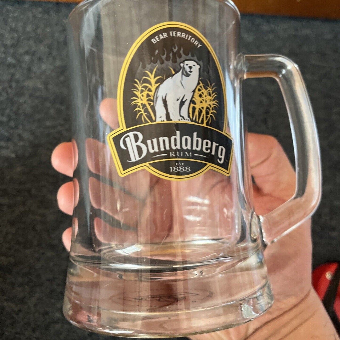 Bundaberg Rum Beer Stein Glass