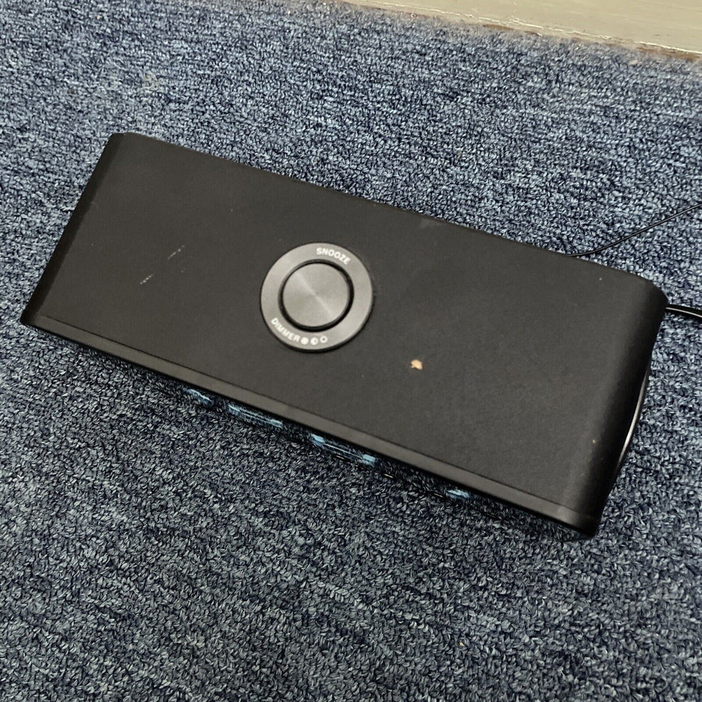 Teac Big LED Dual Alarm Clock with FM Radio Bluetooth CRX25UBT Retro Unit