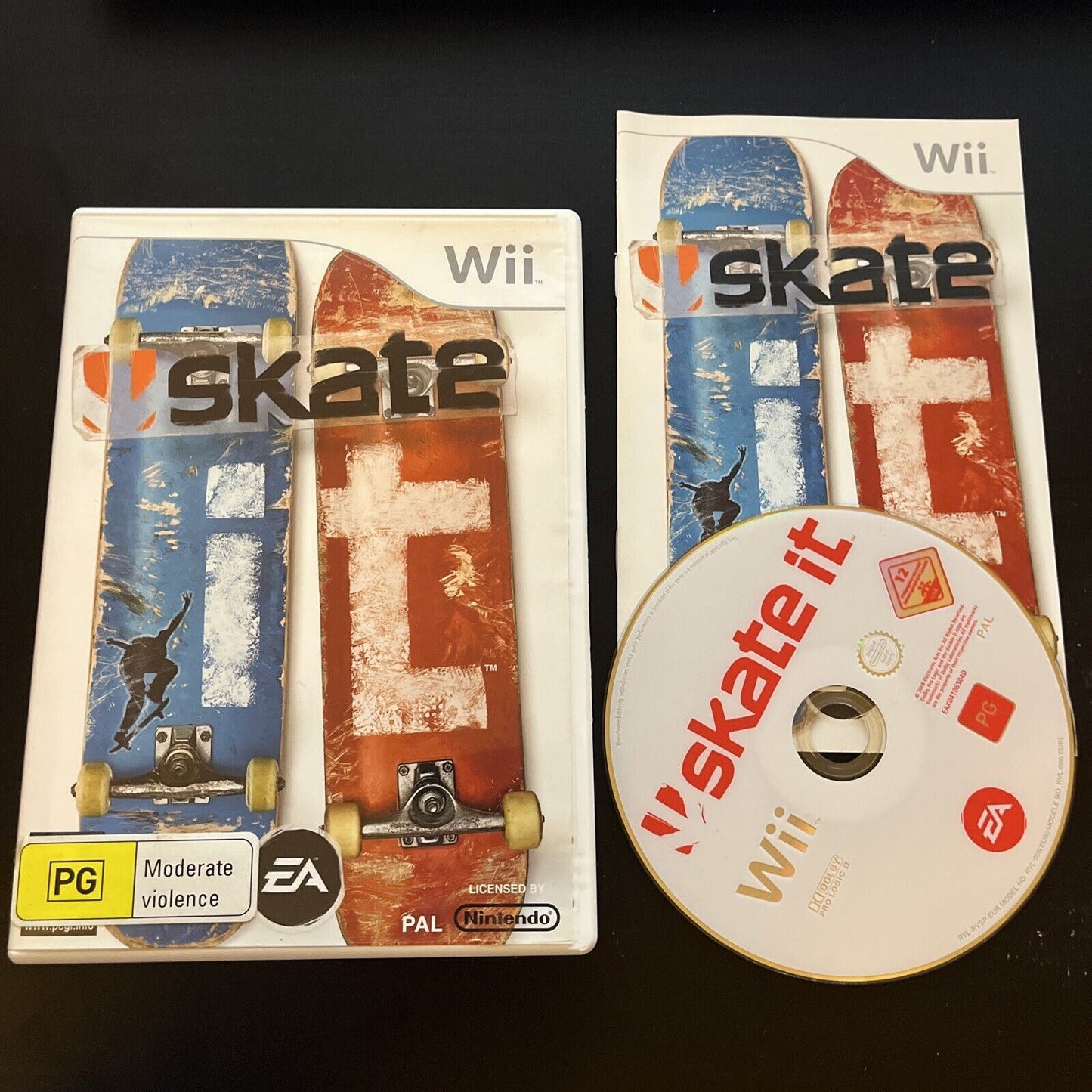 Skate IT Nintendo Wii AUS PAL With Manual