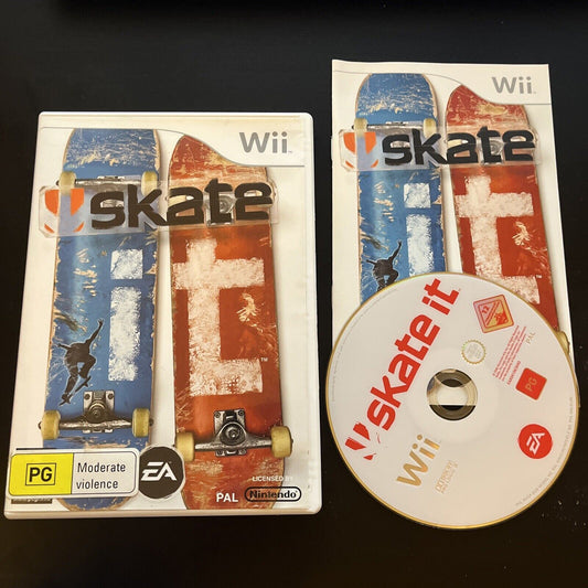 Skate IT Nintendo Wii AUS PAL With Manual