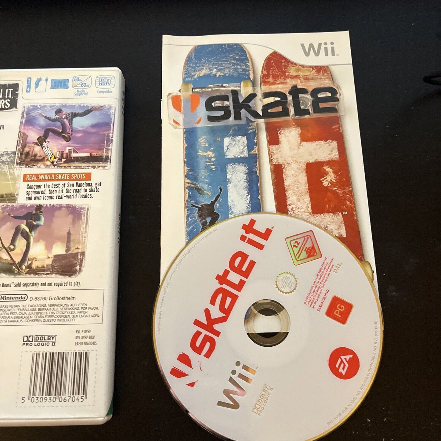 Skate IT Nintendo Wii AUS PAL With Manual