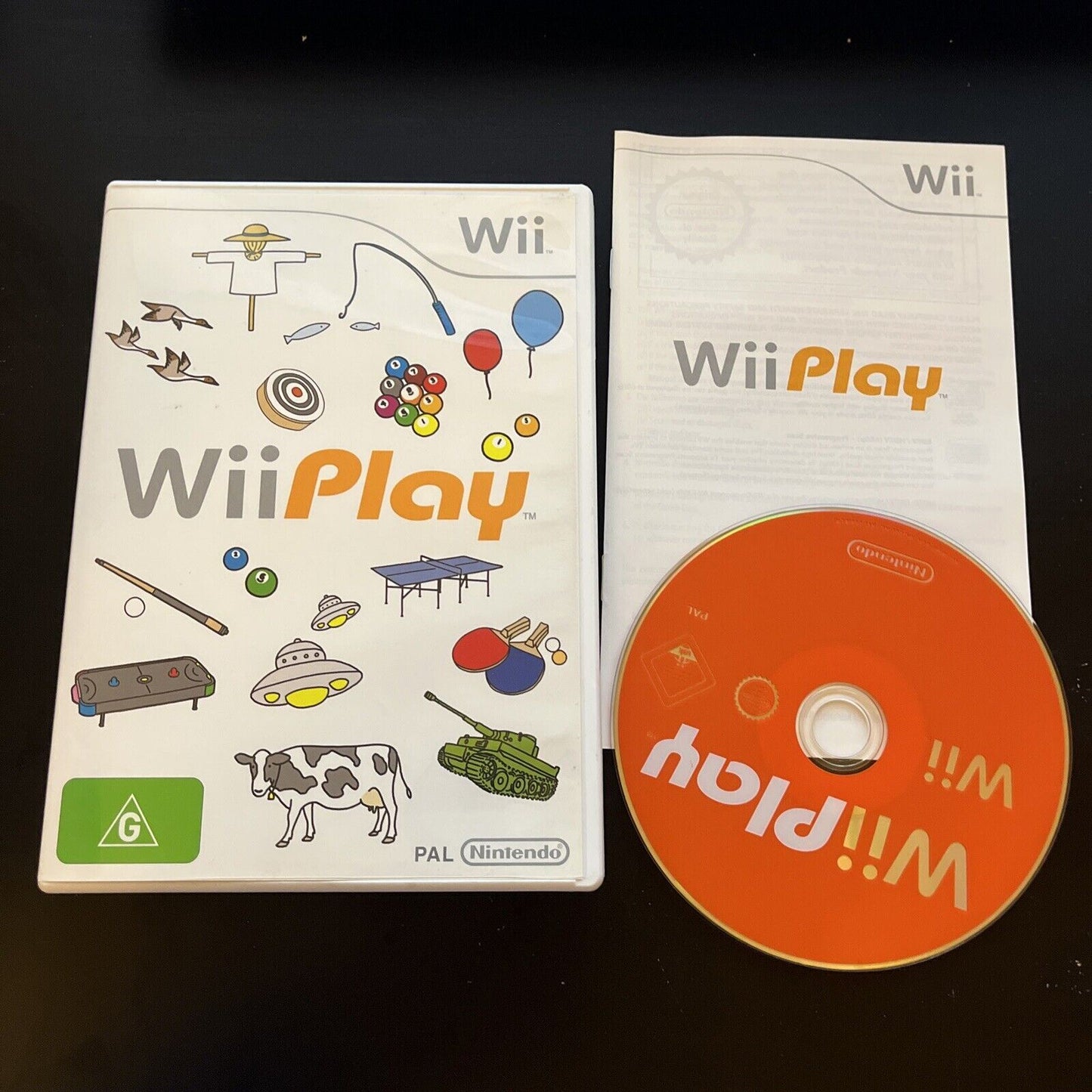 Wii Play Nintendo Wii with Manual PAL