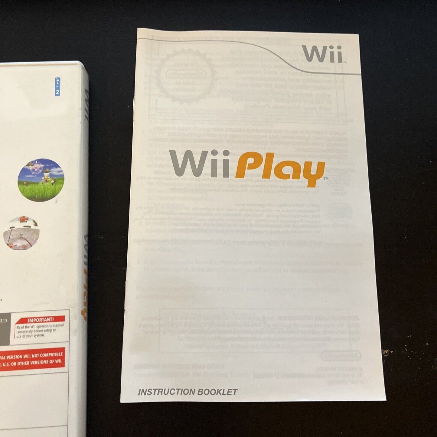 Wii Play Nintendo Wii with Manual PAL