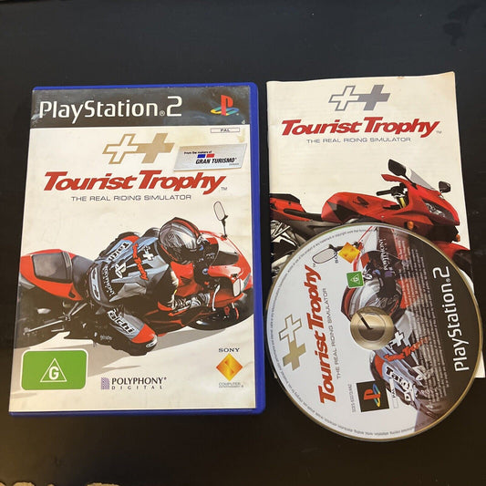 Tourist Trophy Playstation 2 Game - PS2 Motorbike Racing with Manual PAL