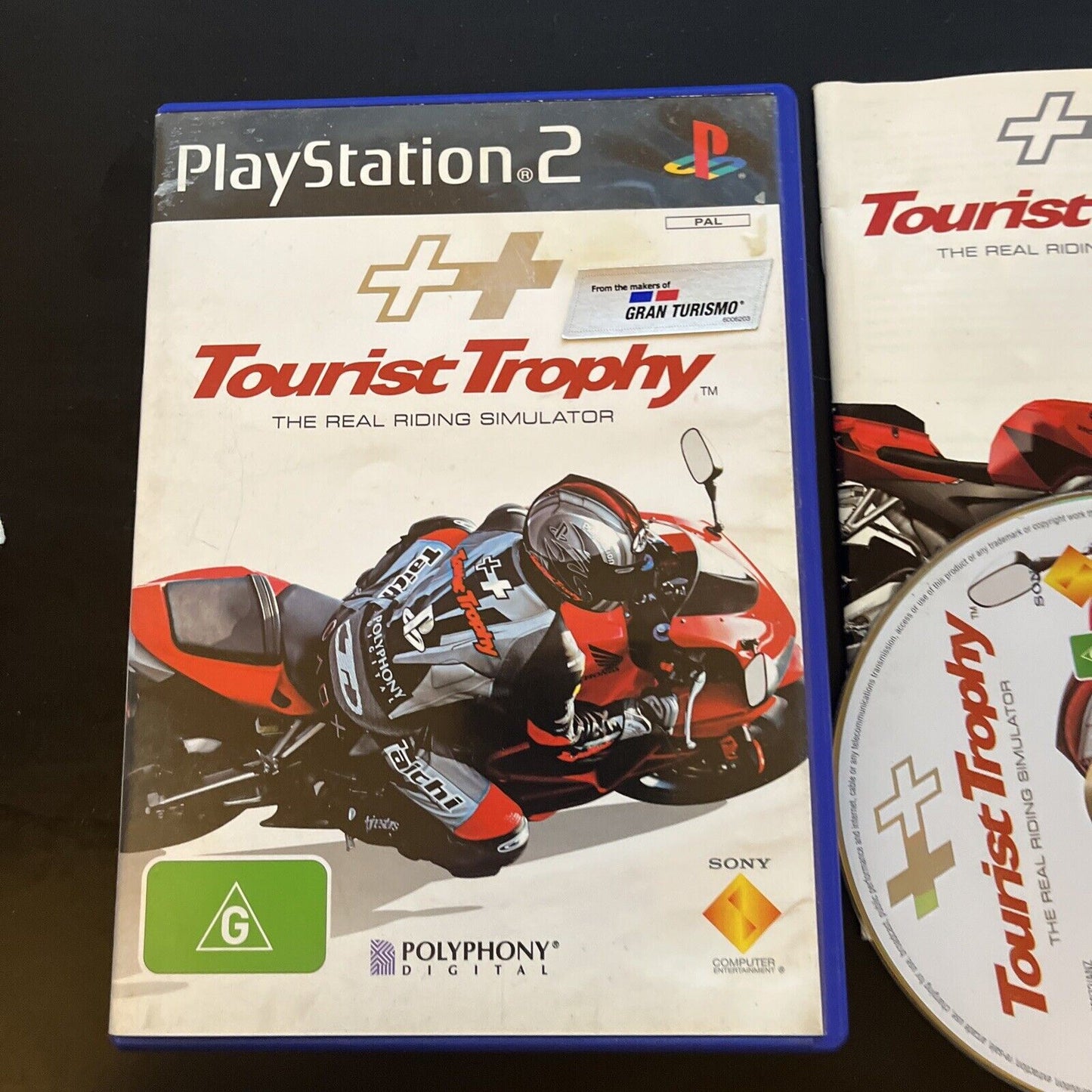 Tourist Trophy Playstation 2 Game - PS2 Motorbike Racing with Manual PAL