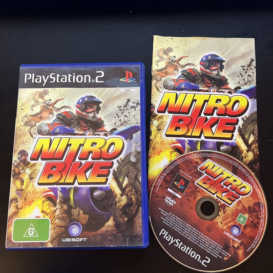 Nitro Bike Sony PlayStation 2 PS2 With Manual PAL