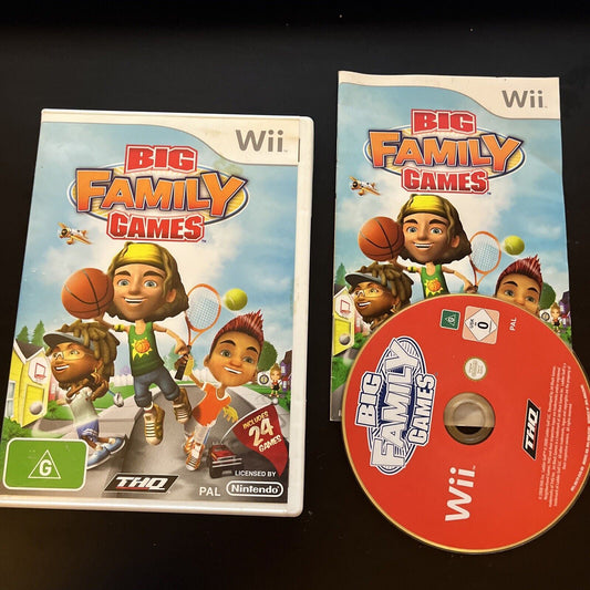 Big Family Games - Nintendo Wii - Complete with Manual - PAL