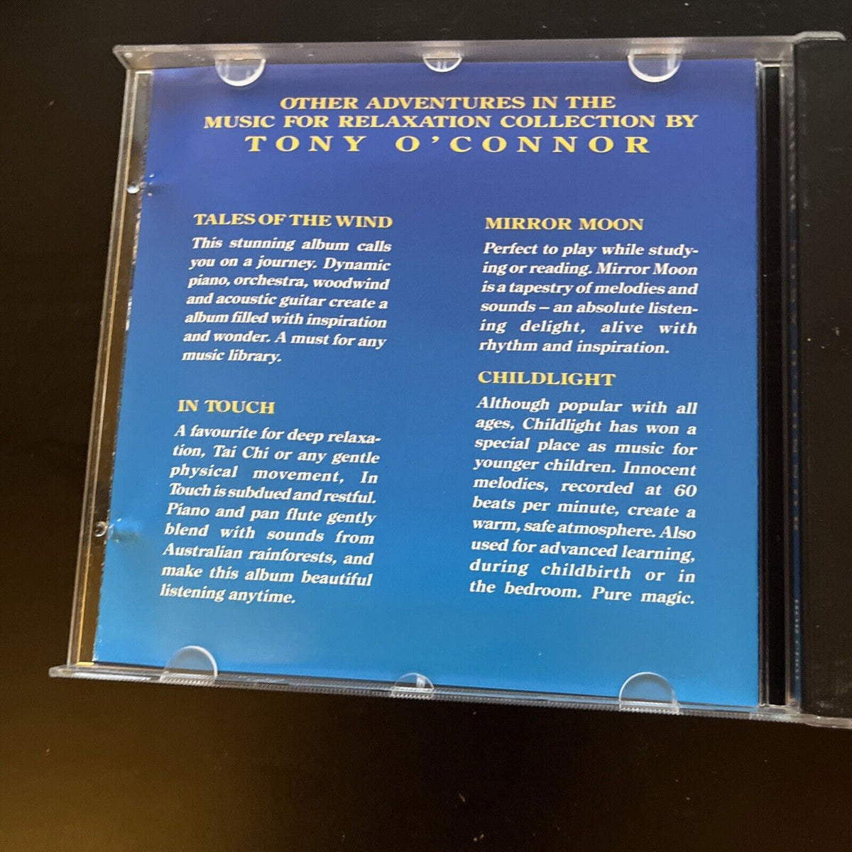 Tony Connor Tony O'Connor - Mariner (CD, 1989) – Retro Unit