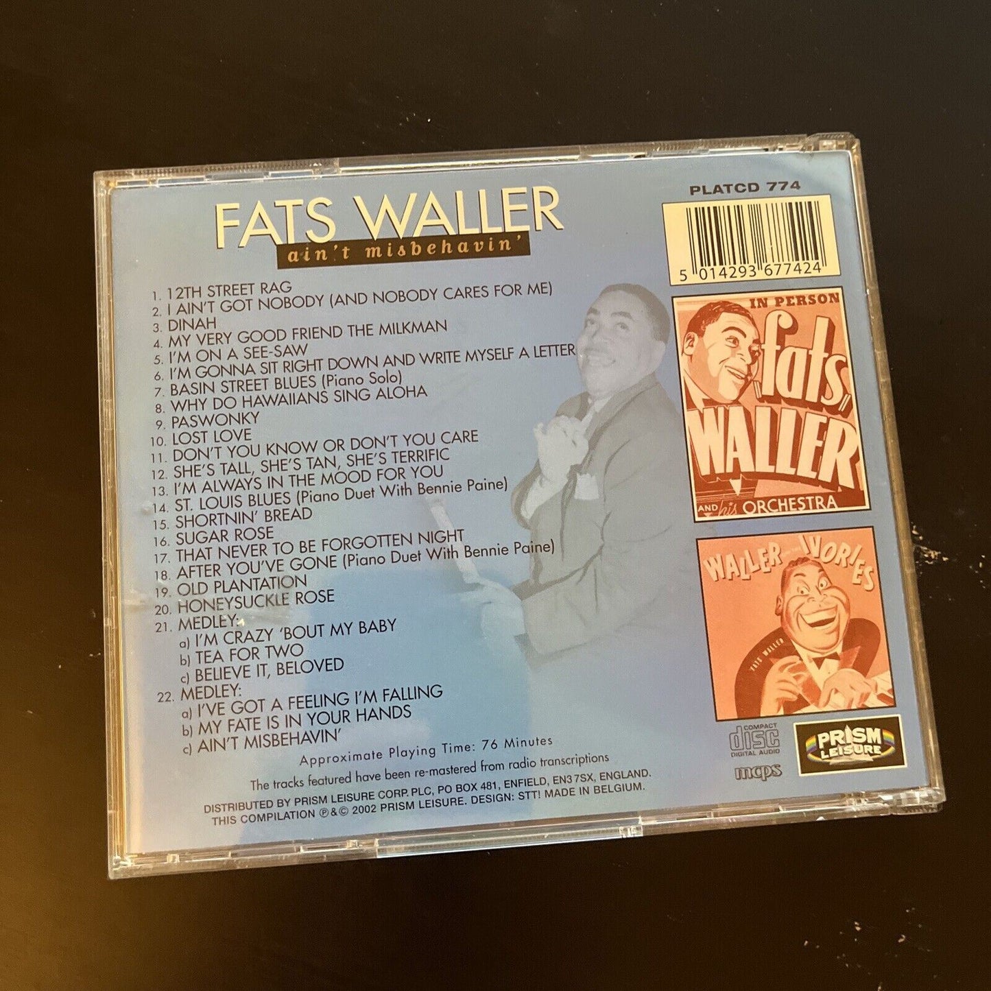 Fats Waller - Ain't Misbehavin' (CD, 2002)