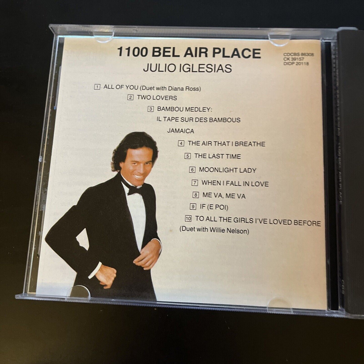 Julio Iglesias - 1100 Bel Air Place (CD, 1984)