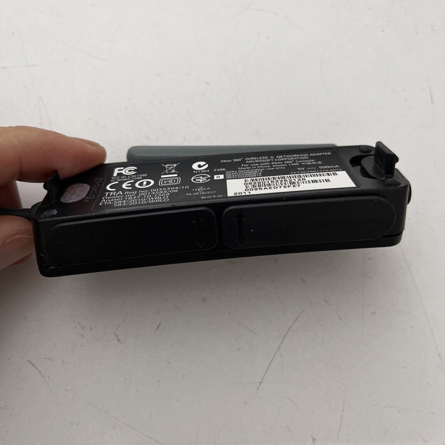 Microsoft Xbox 360 Wireless N Networking Adapter Model 1398