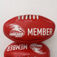 2x Adelaide Crows Member Football Sherrin