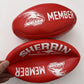 2x Adelaide Crows Member Football Sherrin