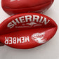 2x Adelaide Crows Member Football Sherrin