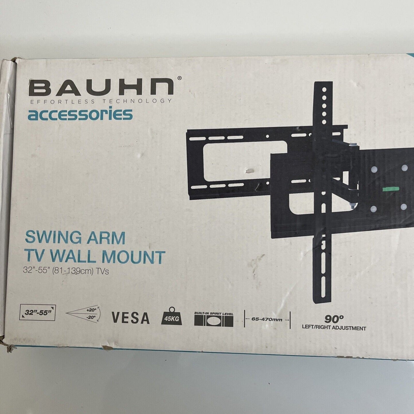 Bauhn Swing Arm TV Wall Mount 32"-55" (81-138cm) TV