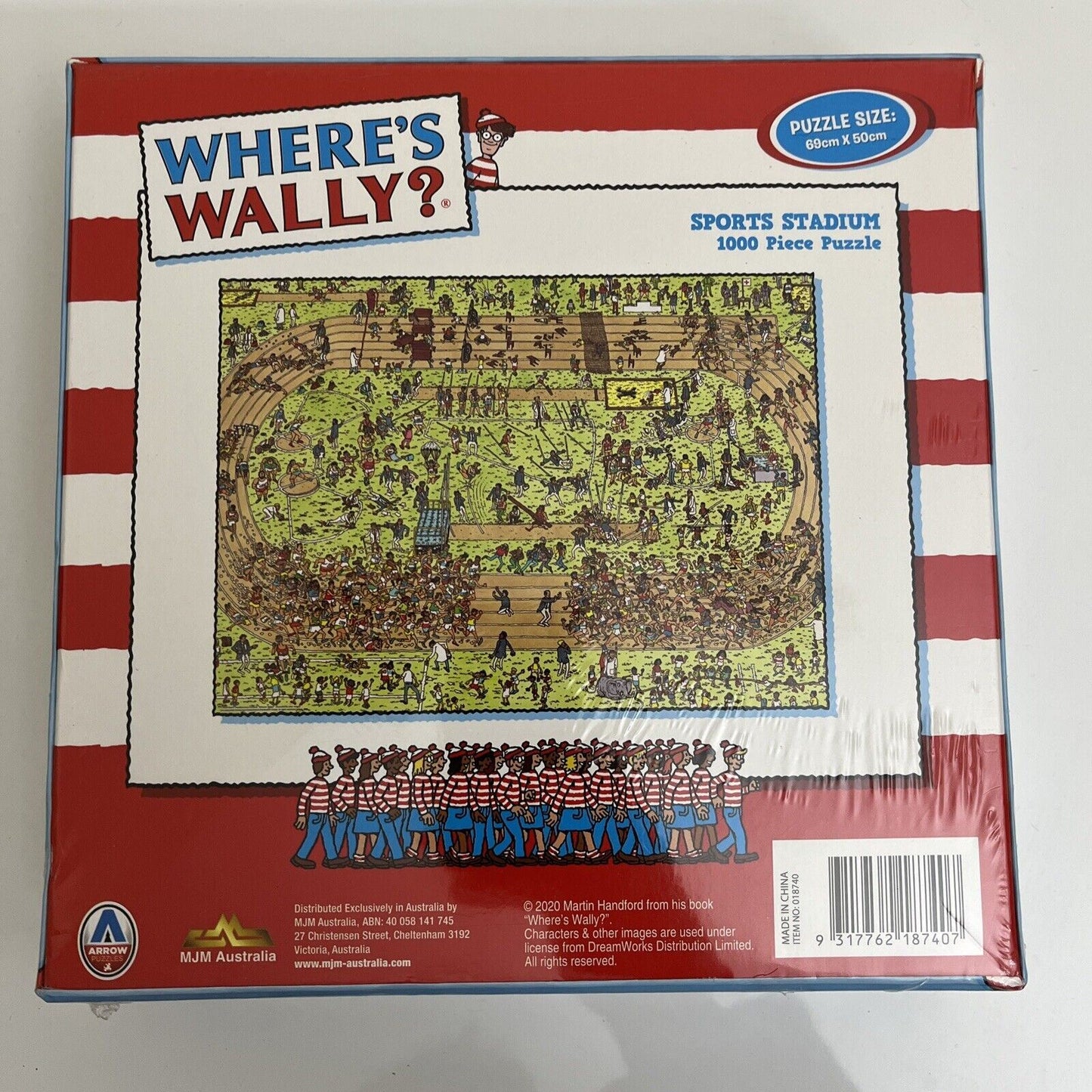 NEW Where's Wally? Sports Stadium 1000 Piece Jigsaw Puzzle Bundle  69cm x 50cm