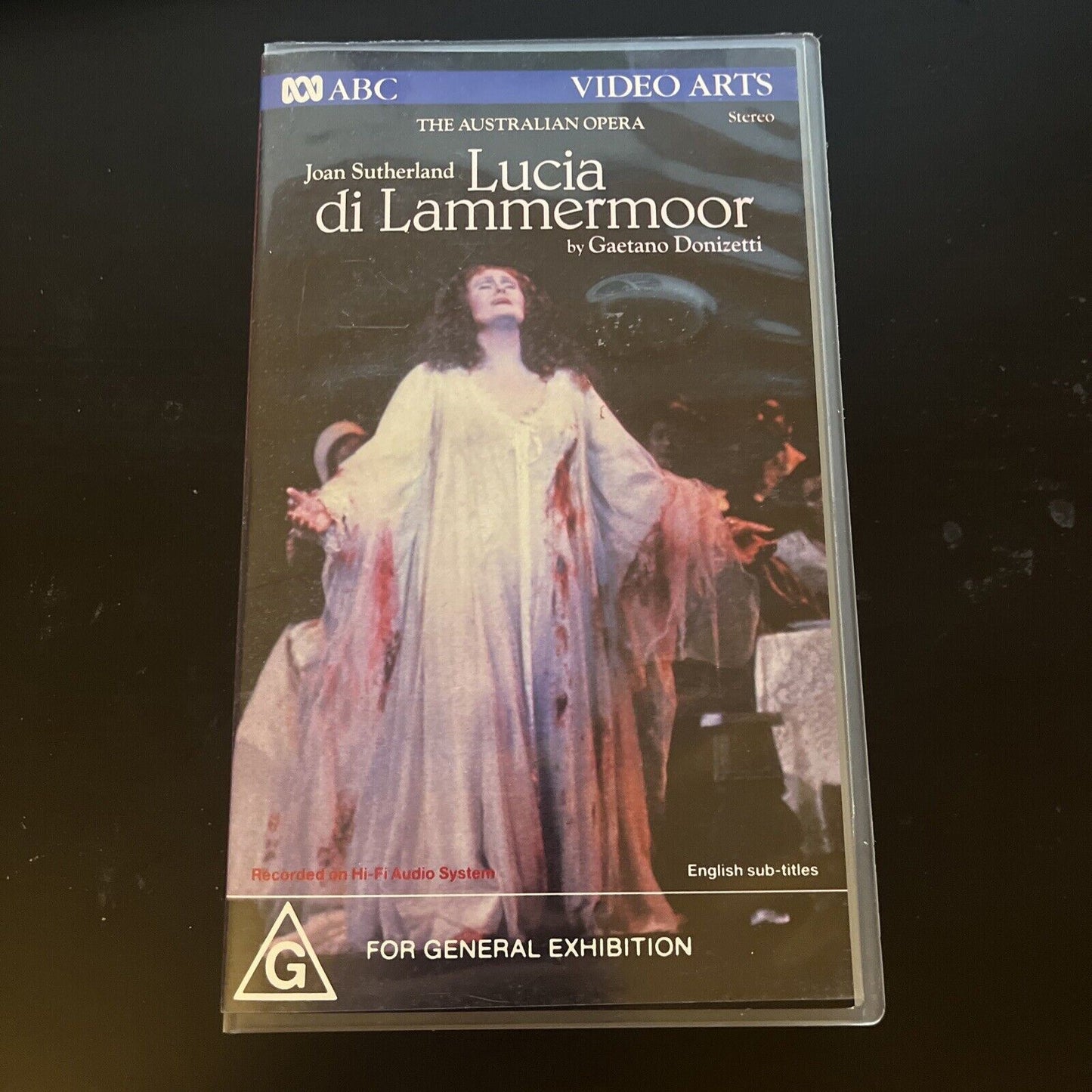 Joan Sutherland: Lucia Di Lammermoor by Gaetano Donizetti (VHS, 1986) PAL ABC