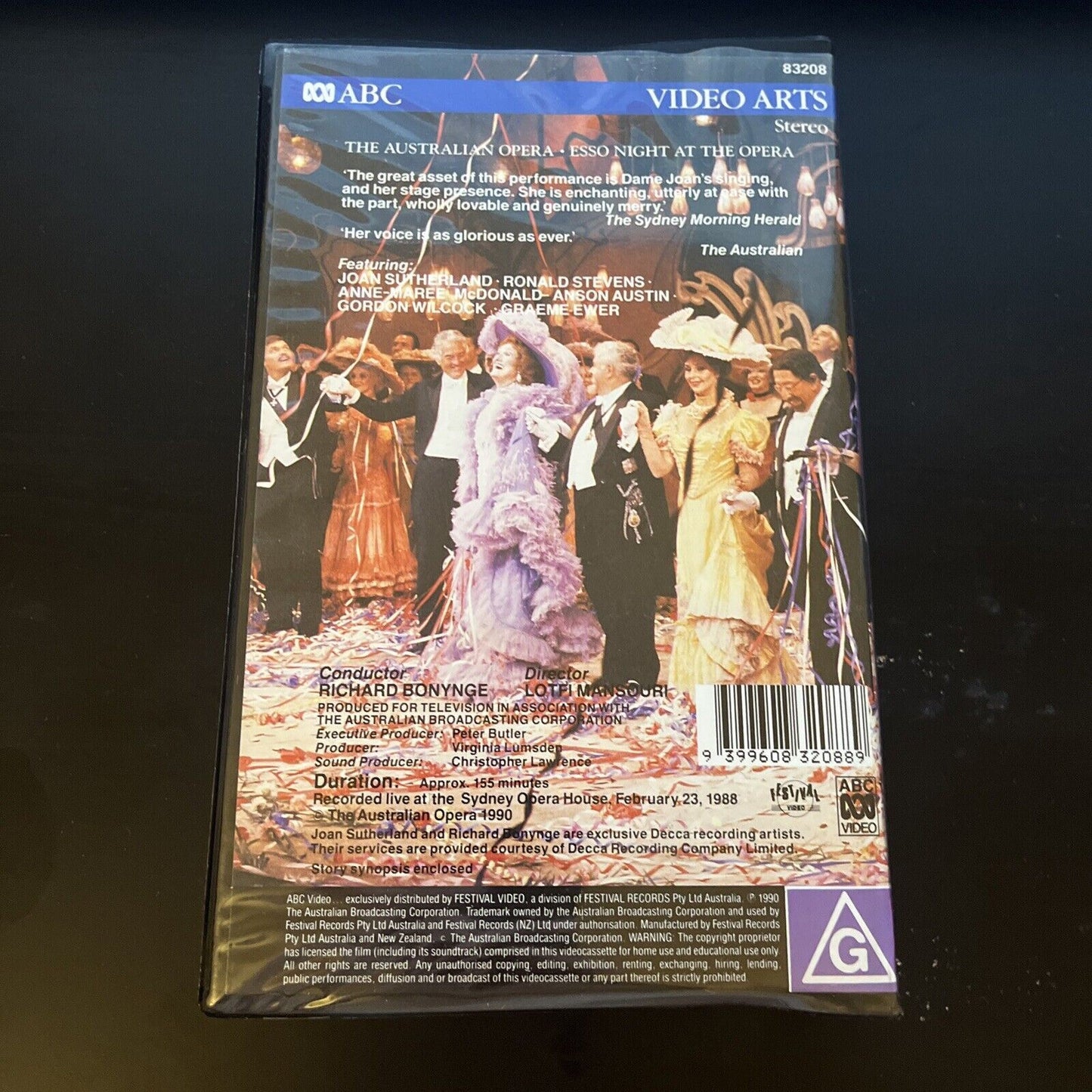 Joan Sutherland: The Merry Widow by Franz Lehar (VHS, 1988) PAL ABC