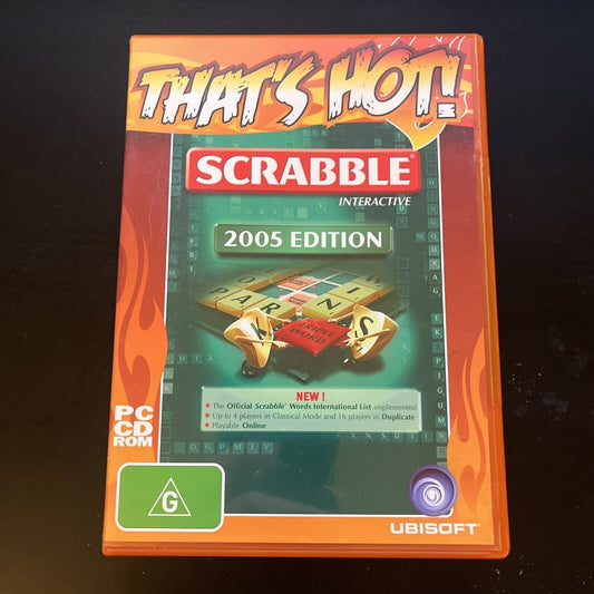 Scrabble Interactive 2005 Edition PC CDROM Windows Game