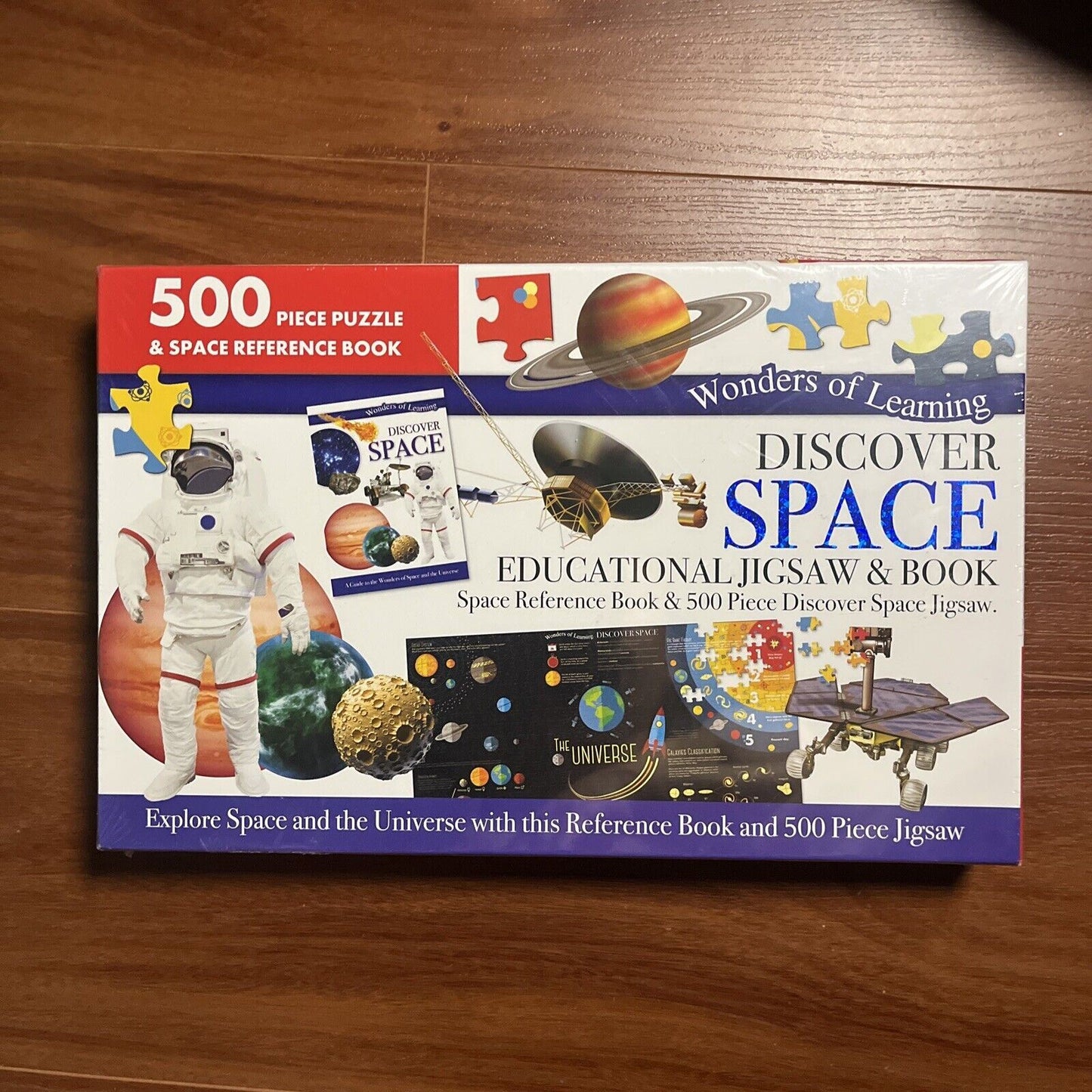 *New Sealed* Discover Space Educational Book and 500 Piece Puzzle