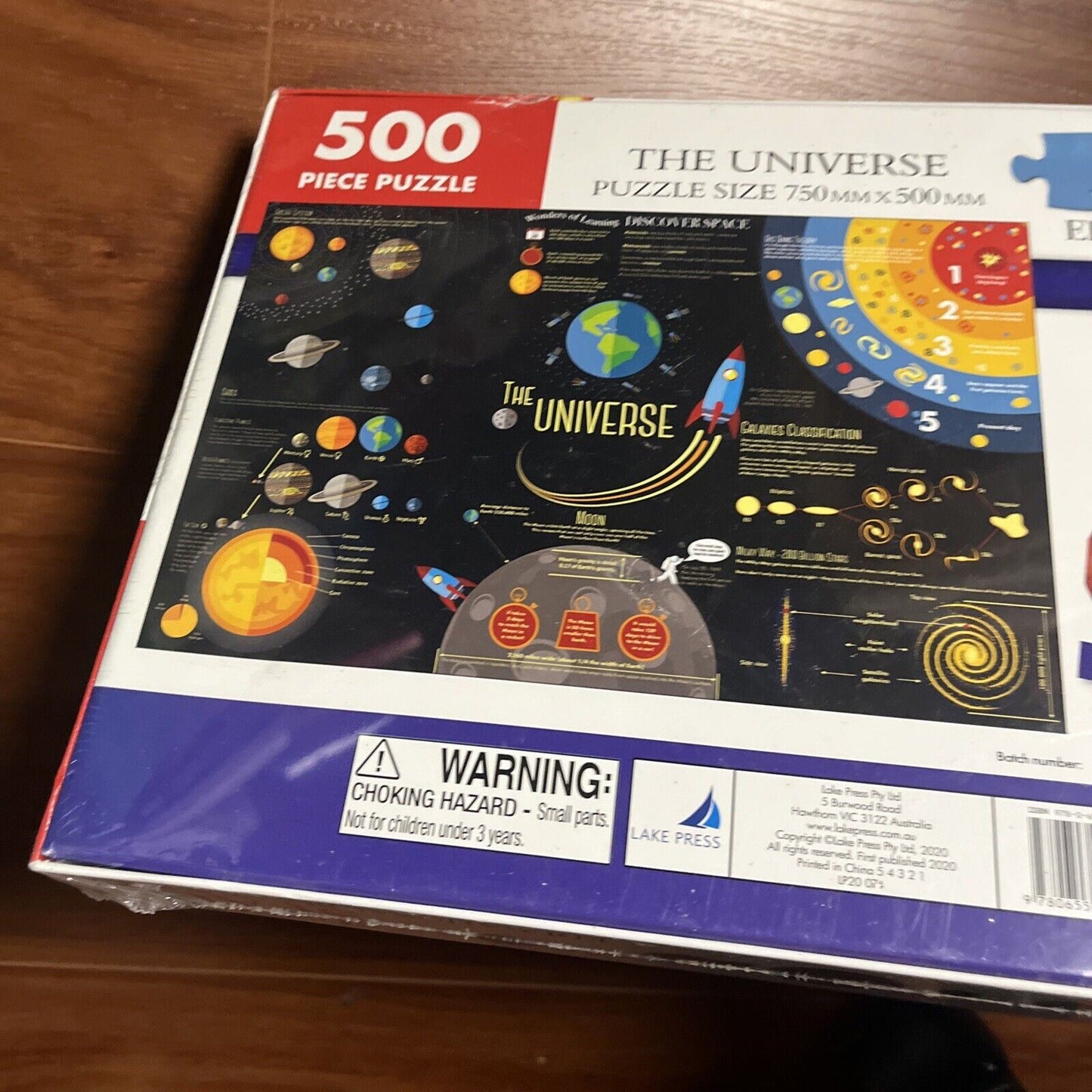 *New Sealed* Discover Space Educational Book and 500 Piece Puzzle
