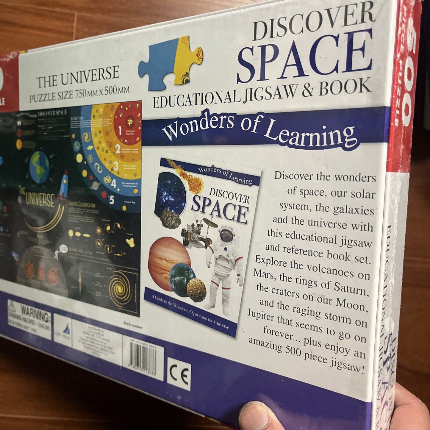 *New Sealed* Discover Space Educational Book and 500 Piece Puzzle