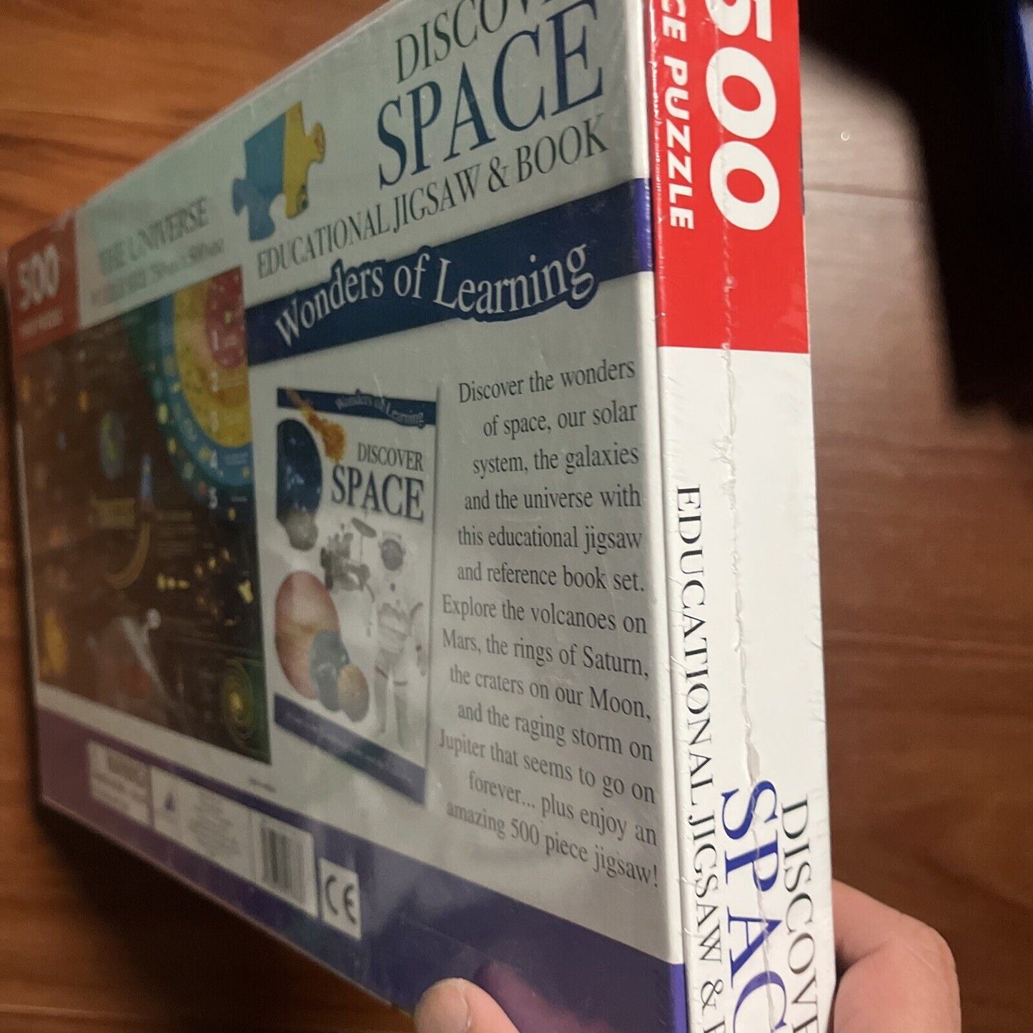 *New Sealed* Discover Space Educational Book and 500 Piece Puzzle