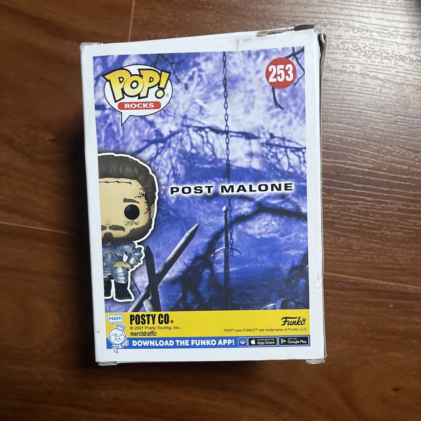 Post Malone Knight Figure #253 Vinyl Funko Pop Rocks Musician